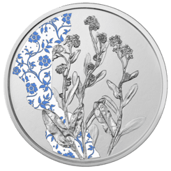 10 Euro Silver Forget-Me-Not Coin