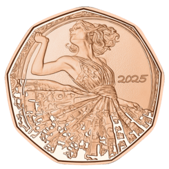 5 Euro Copper Dance Away Coin