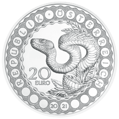     Silver coin - the serpent creator