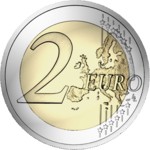 2 Euro Vorderseite
