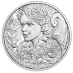 10-Euro-Silbermünze Die Pfingstrose