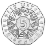 5 Euro Coin in Silver