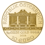 Vienna Philharmonic 1/10 Ounce Gold Coin
