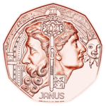     new year coin 2021 - Janus