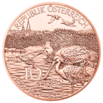     10-euro coin 2015 Burgenland copper avers