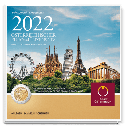 Official Austrian Euro Coin Set 2022