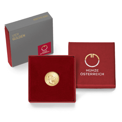 Packshot rotes Etui 4 Gulden