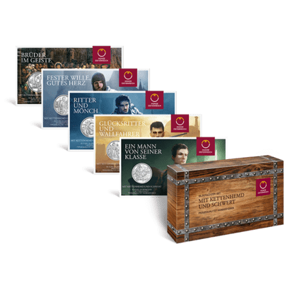 10 Euro Silver Knights’ Tales Coin Set