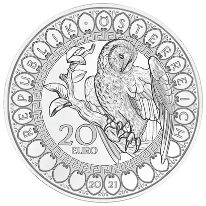 The Wisdom of the Owl 20 Euro Silver Coin