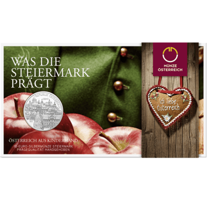 10-euro coin 2012 Steiermark Blister