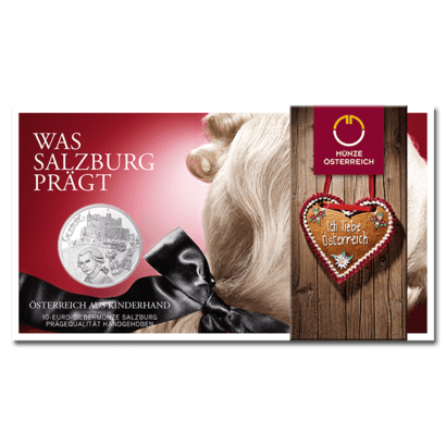 10 Euro coin 2014 Salzburg Blister