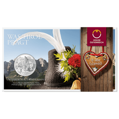 10-euro coin 2014 Tirol Blister