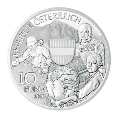 10-euro coin 2016 Oesterreich revers