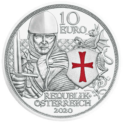 10 Euro silver coin Courage