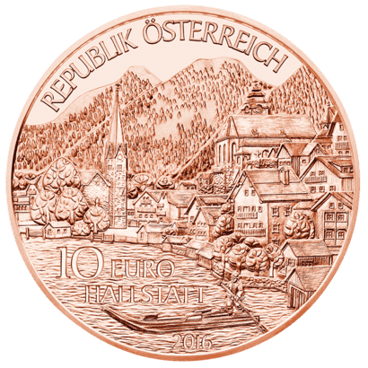 Upper Austria 10 Euro Copper Coin