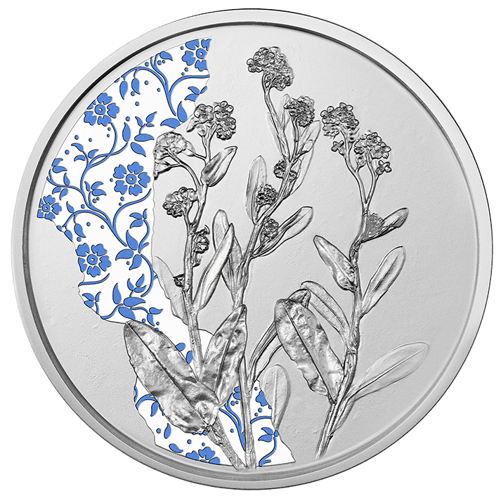 10 Euro Silver Forget-Me-Not Coin