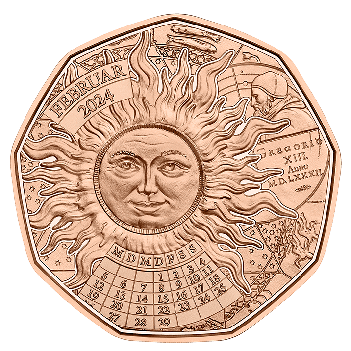 New Year Coin 2024 Lucky Leap in Copper