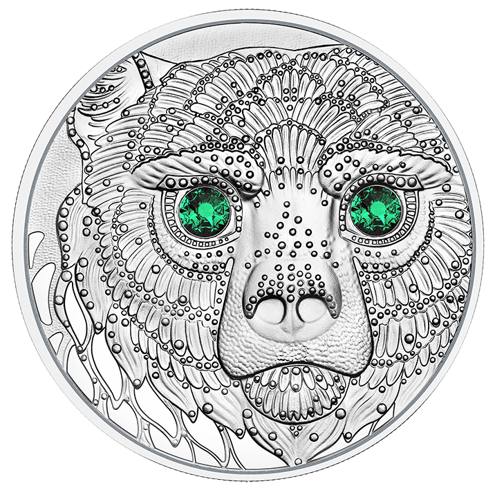 20-Euro-Silbermünze Amerika – Heilkraft des Bären