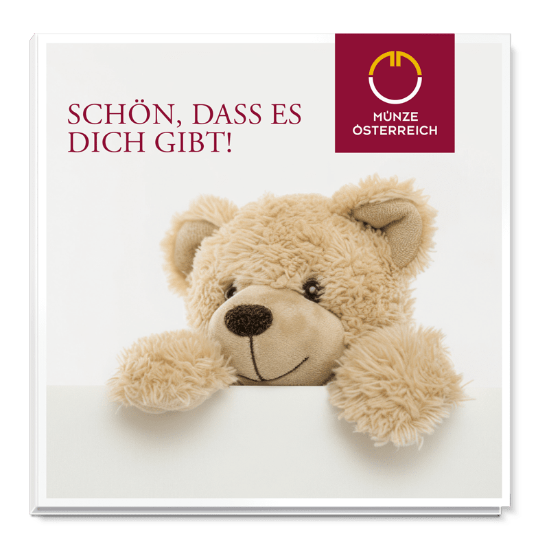 Teddymedaille 2026 golden Heart Blister