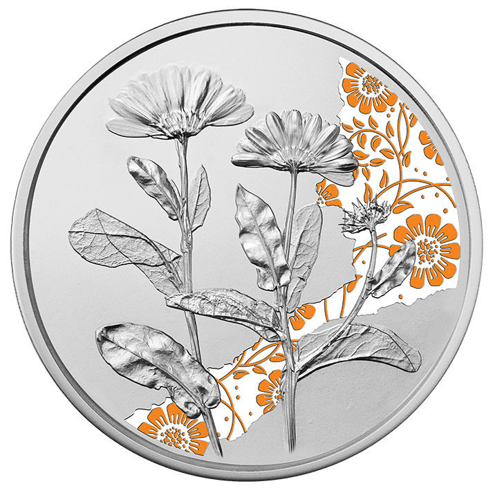 10 Euro Silver Marigold Coin