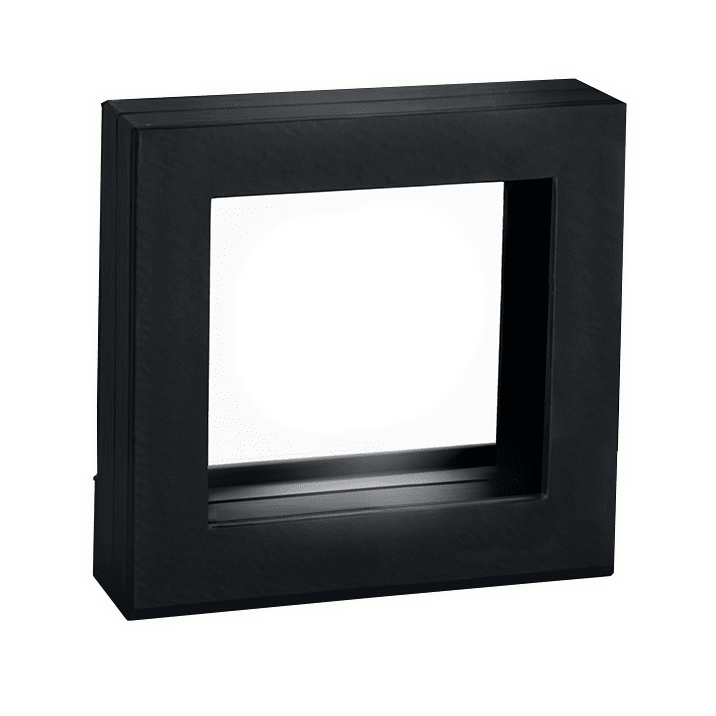 Coin frame in black empty