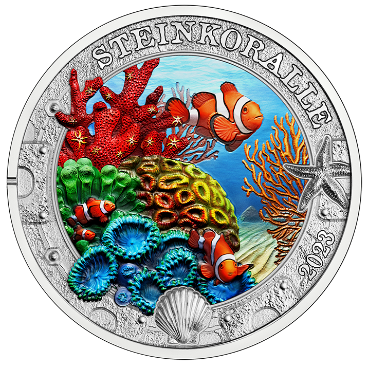 Stony Coral 3 Euro Coin