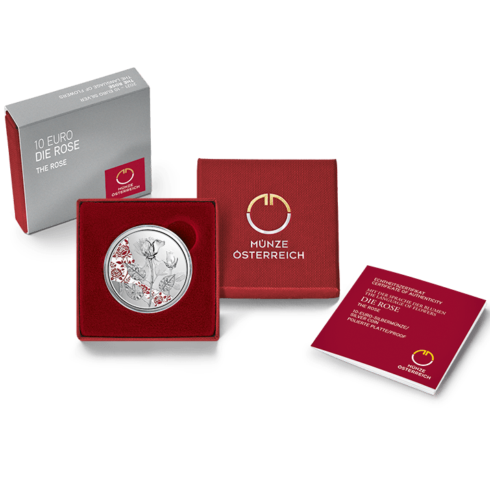 The Rose Silver Coin plus Packing