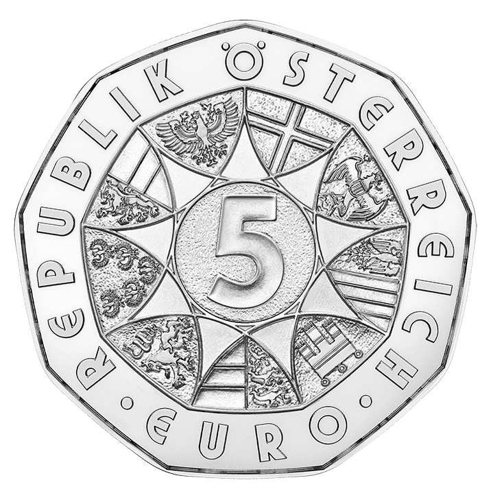 5 Euro Coin in Silver