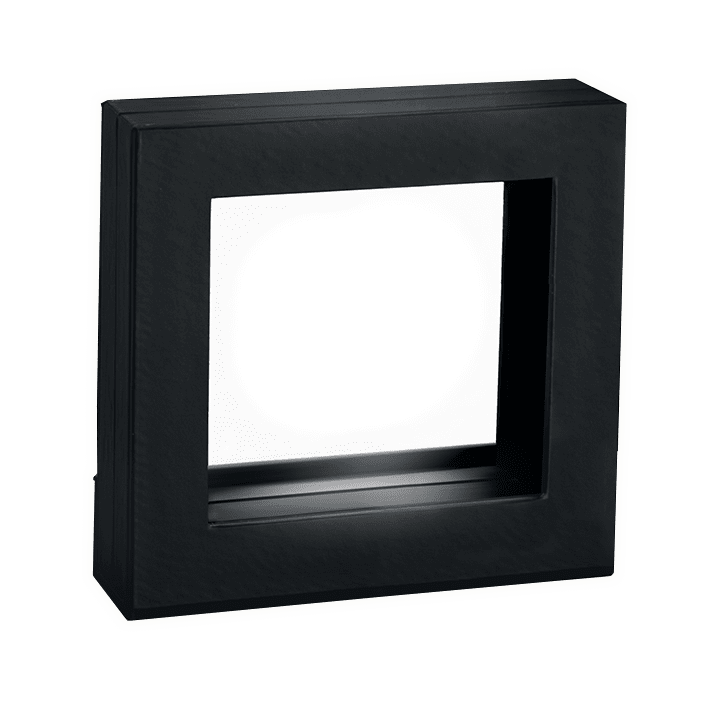 coin frame in black empty