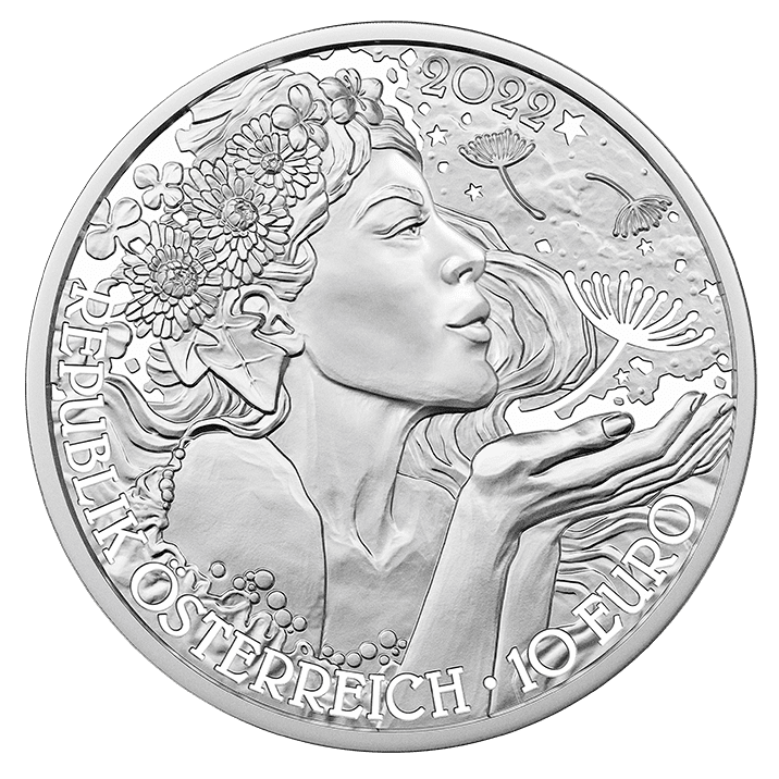 The Dandelion Silver Coin