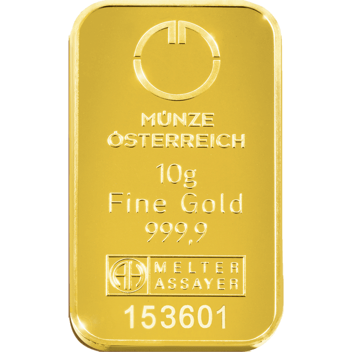 10 gramme gold bar