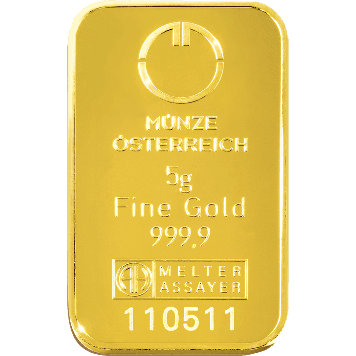 5 gramme gold bar