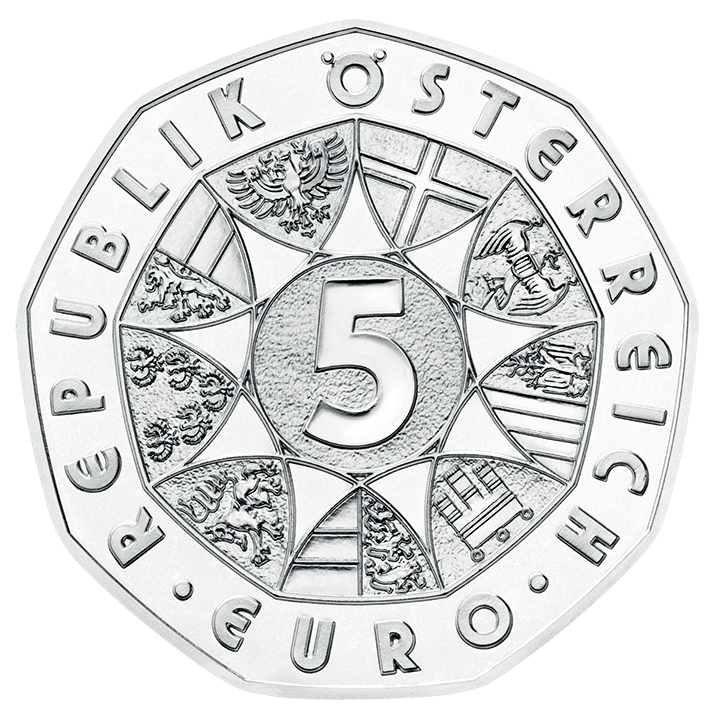 5 Euro silver coin Spring awakening