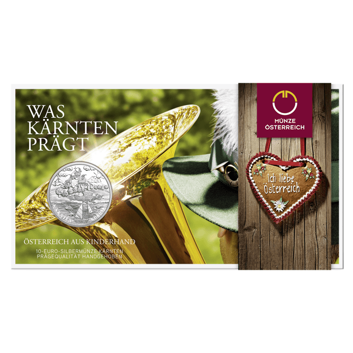 10-Euro-Silbermünze 2012 Kärnten Blister