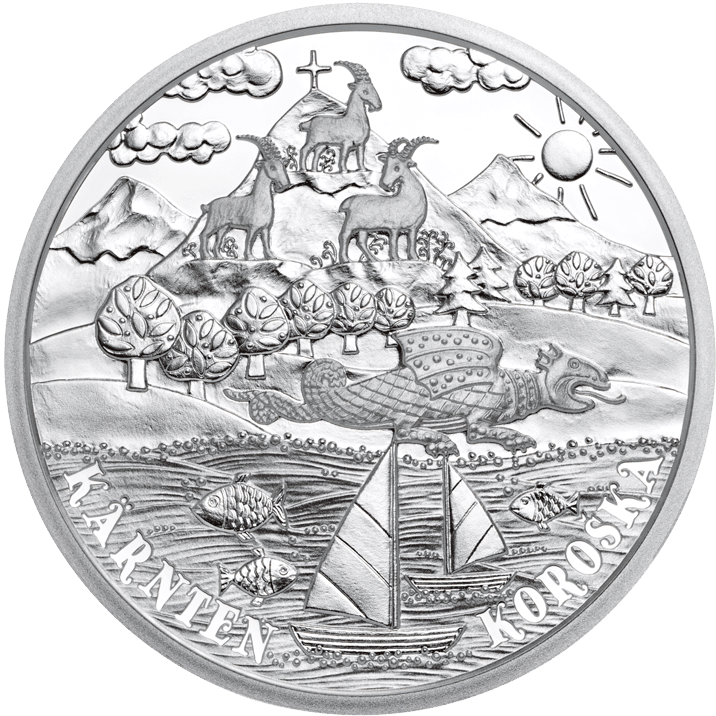 10-Euro-Silbermünze Kärnten