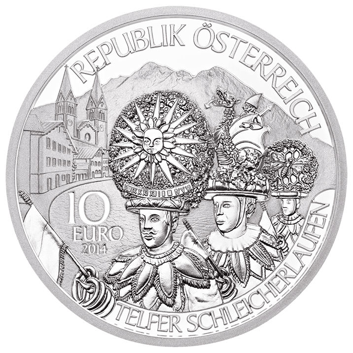 10-euro coin 2014 Tirol revers