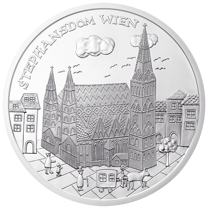 10-euro coin 2015 Wien revers