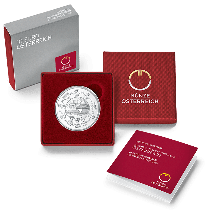 10-euro coin 2016 Oesterreich Etui
