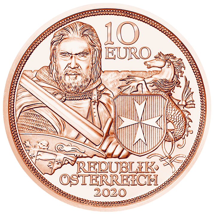 10 Euro copper coin fortitude