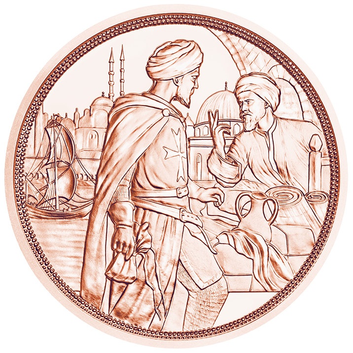 10 Euro copper coin fortitude