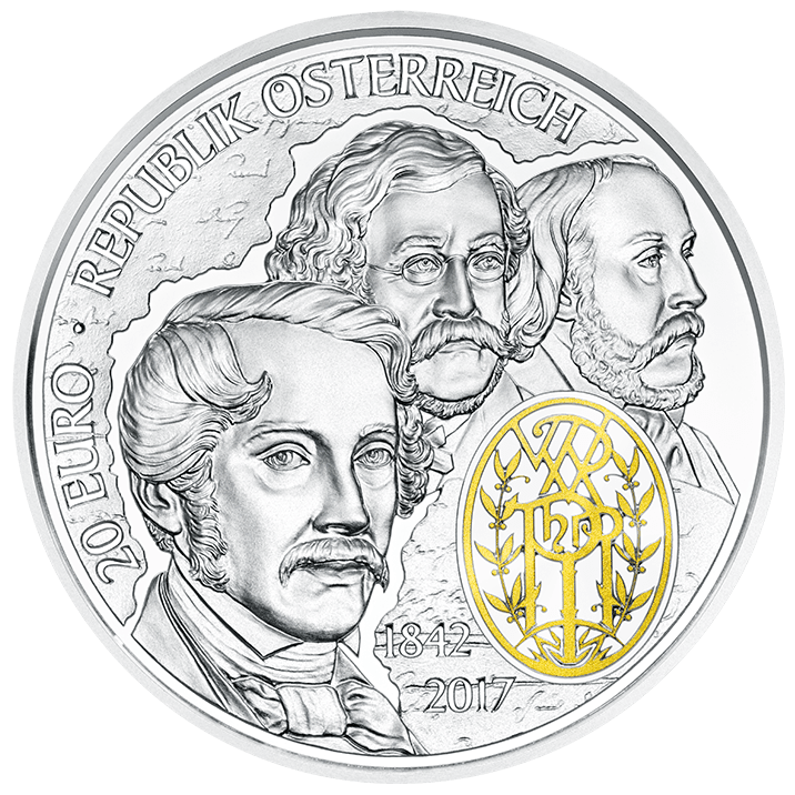 Silbermünze 175 Jahre Wiener Philharmoniker