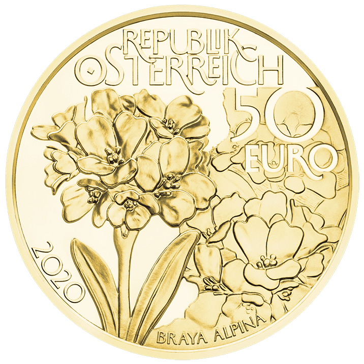 50 Euro gold coin high peaks