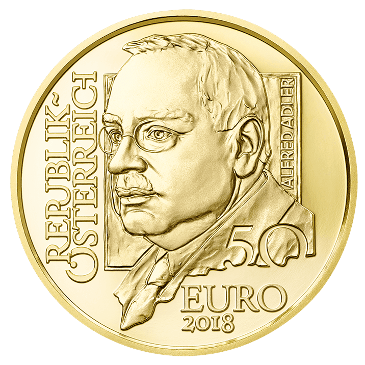 gold coin Alfred Adler Avers