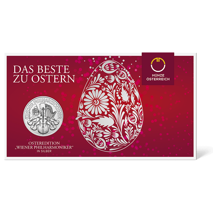 Vienna Philharmonic 1 Ounce Fine Silver Easter Edition