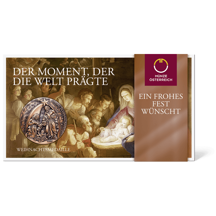 Christmas Medal 2013 Blister pack