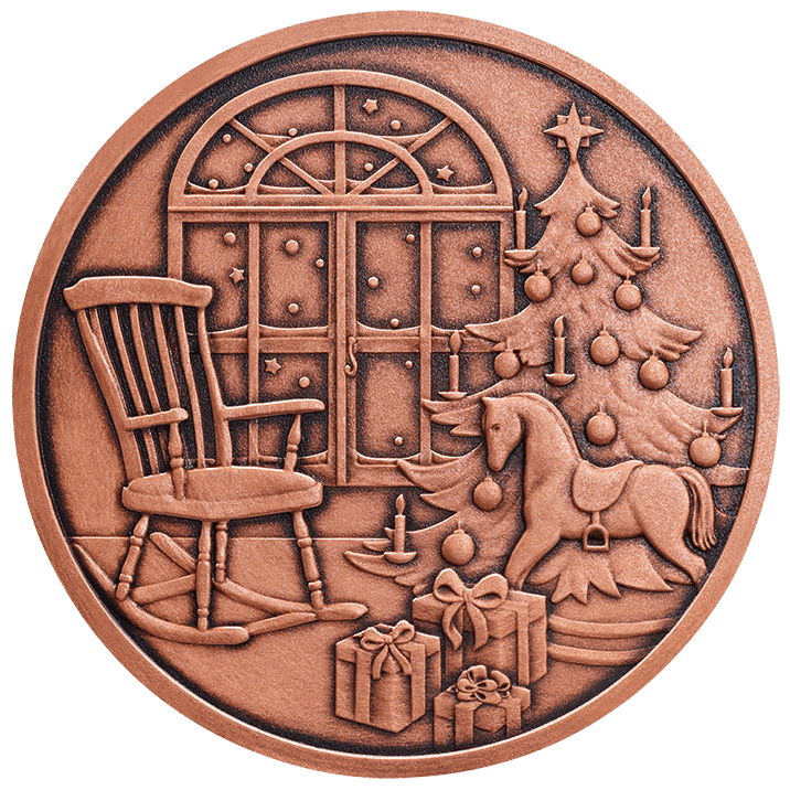 Christmas Medal 2015 in Copper