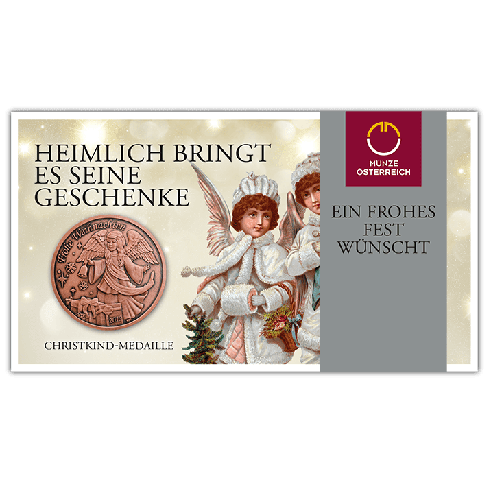 Christmas Medal 2015 Blister pack