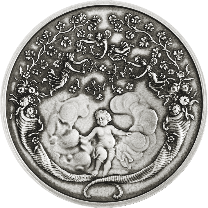 Anlassmedaille zur Geburt