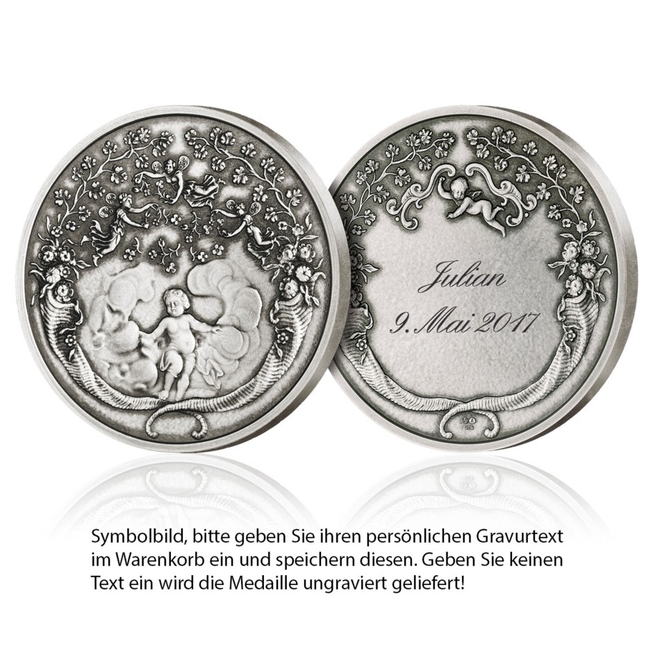 Medaille Geburt