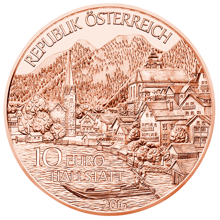 Upper Austria 10 Euro Copper Coin
